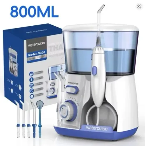 irrigador oral elétrico Waterpulse V300 de alta pressão para limpeza dos dentes 