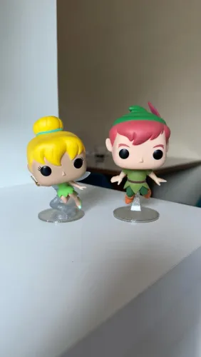 Funko pop dupla peter pan 279 e tinker bell 295