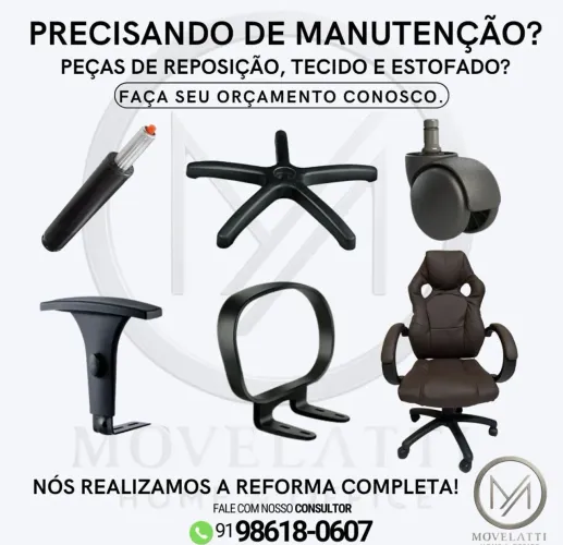 Reforma e montagem de cadeiras 