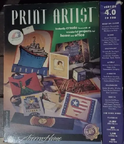 Sierra Home Print Artist de 1998 - Pc
