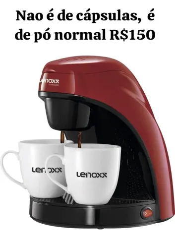 Cafeteira Elétrica acompanha 2 xícaras nova lacrada 