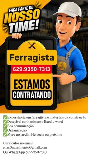 Atendente / vendedor