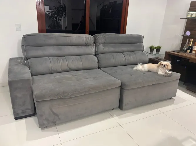 Sofá grande e confortável 3m