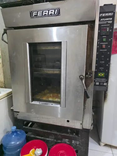 Forno turbo a gás 8 telas Ferri.