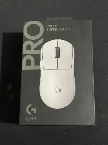 Mouse Logitech G Pro X Superlight 2 Branco - Novo/Nunca Usado