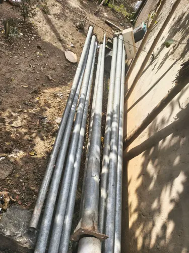 POSTE DE ILUMINAÇÃO GALVANIZADO 8M