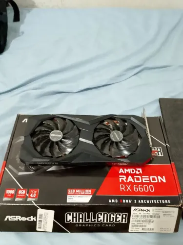 Placa de vídeo RX 6600 Challenger 8gb
