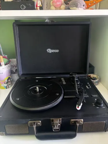 Toca discos vitrola retrô reveo