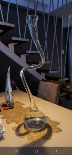 DECANTER GIGANTE EM VIDRO SOPRADO