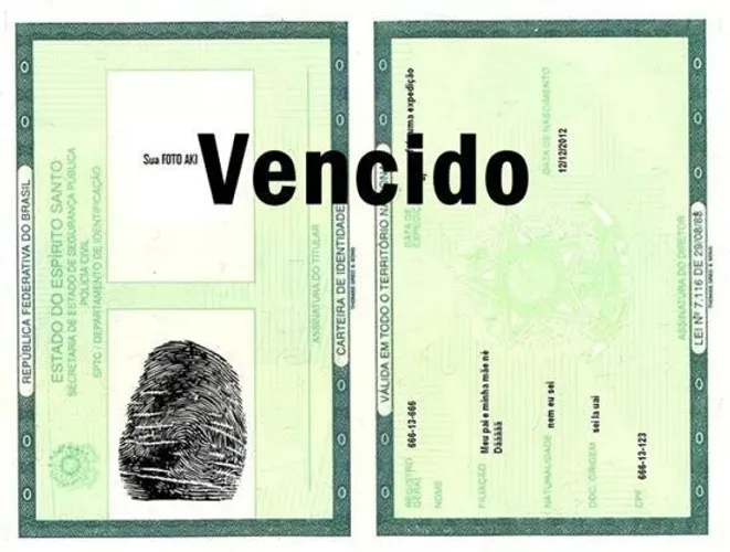 Agendamento para carteira de identificação $5