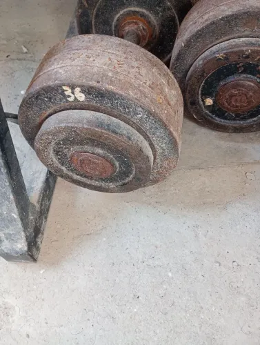 Par de halteres 36kg 