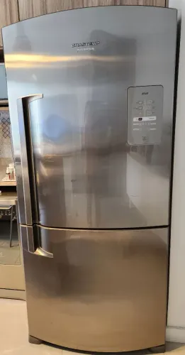 GELADEIRA BRASTEMP INVERSE MAXI INOX - FUNCIONANDO PERFEITAMENTE