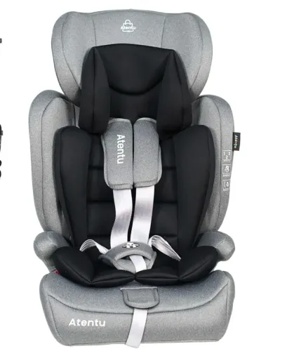 Cadeirinha Infantil Para Carro 9-36kg Cinza com Preto