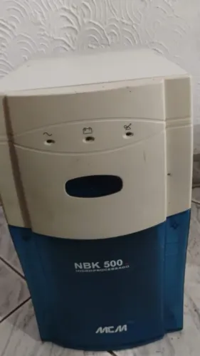 conjunto MEM NBK 500 (nobreak microprocessado) + módulo de bateria automotiva MBA 12/40 (c