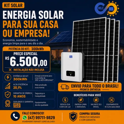Kit Gerador Fotovoltaico 3,45 kVp