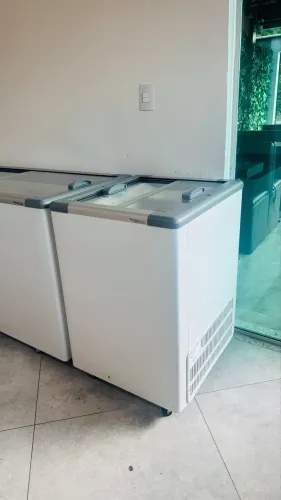 Freezer picolé tampa de vidro