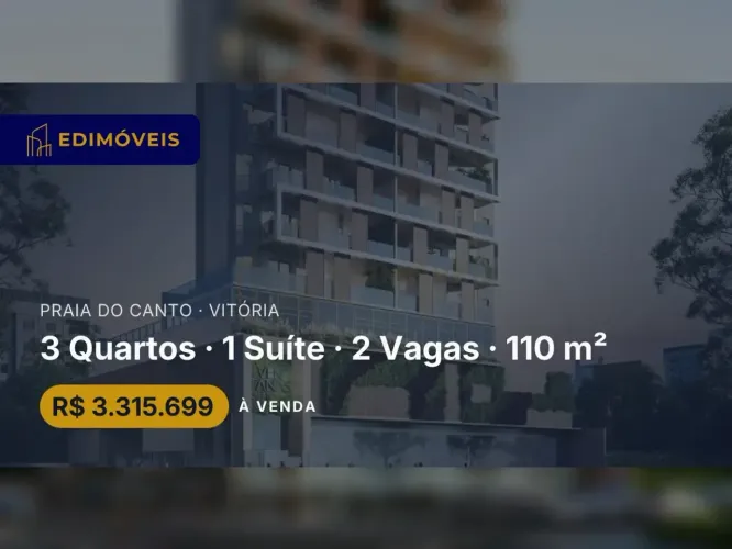 Apartamento em Praia do Canto: onde a elegância encontra a praticidade!
