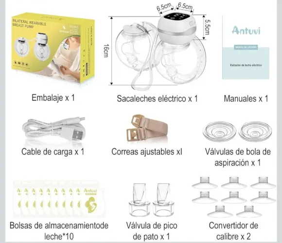 Bomba dupla de tirar leite 
