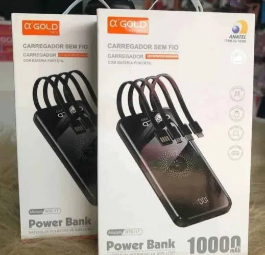 Carregador portátil indução