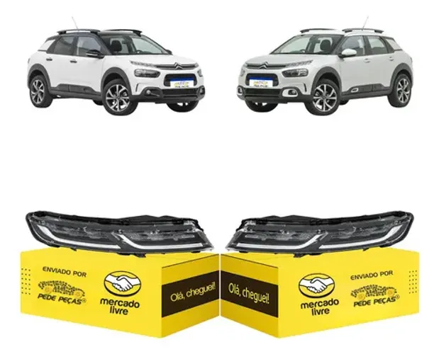 Par Farol C4 Cactus 2019 2020 2021 2022 23 2024 Drl Superior Ambos Lados