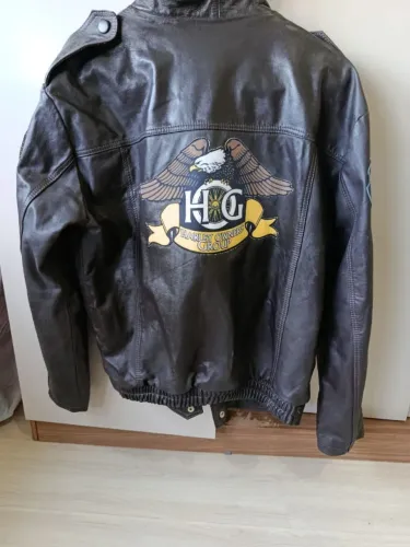 Jaqueta couro masculino 