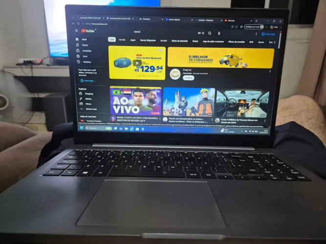 Notebook Celerom 12gb ram 480 ssd
