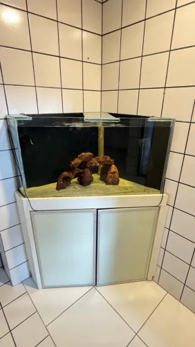 AQUÁRIO DE CANTO 490 LITROS COM SUMP!