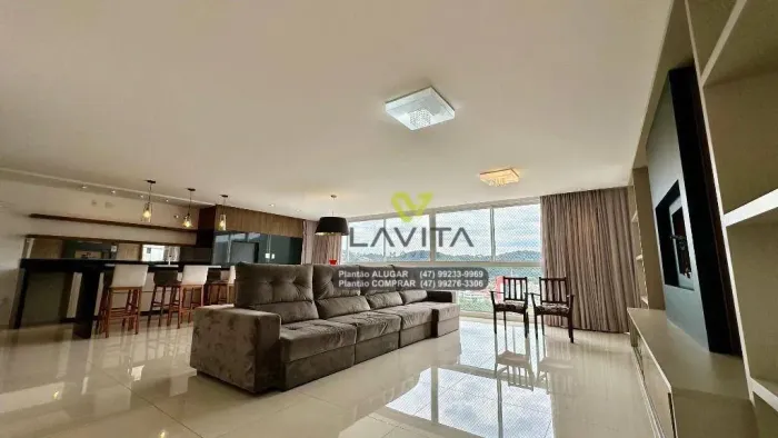 Apartamento SEMI MOBILIADO para Locação e venda em Blumenau/SC - Edifício Titanium Bairro