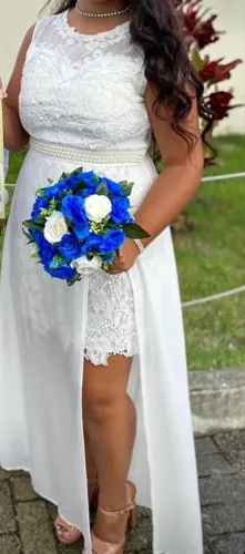 Vestido de casamento civil