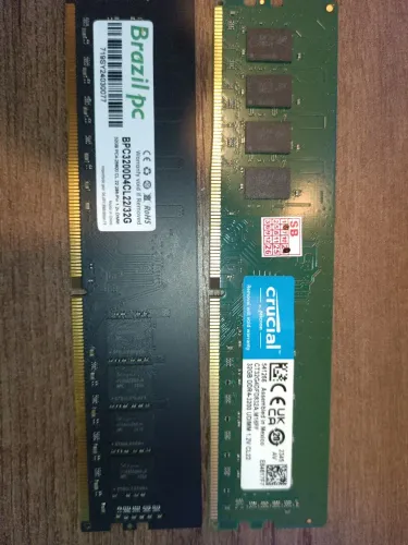 Memória RAM DDR4 64gb para desktop 2x32 3200mhz