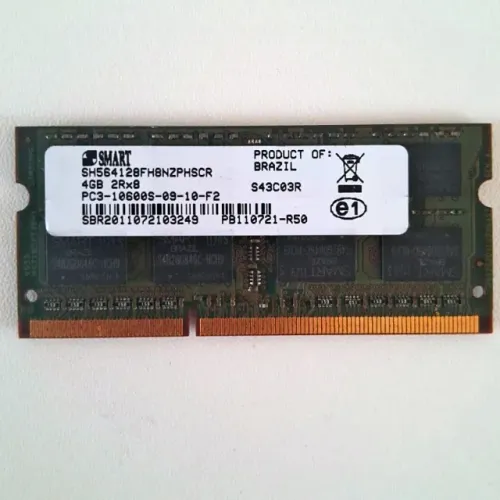 Memória RAM Smart 4GB DDR3 1060MHz para Notebook