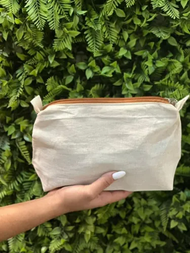 NECESSAIRE EM ALGODAO CRU 50 UNI 