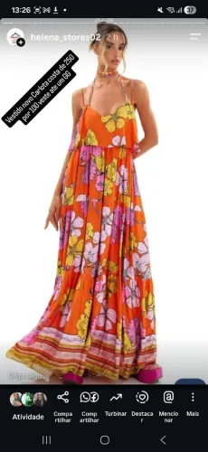 Vestido Carlota costa Novo
