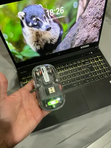 Mouse sem fio wifi