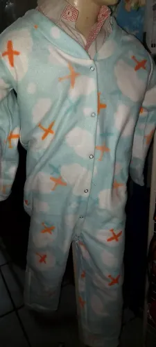 Macacão novo 8 anos pijama soft  com punhos