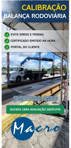 Manutenção e Calibração de Balanças Rodoviárias