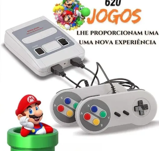 Console Retro com Controle 620 jogos Entregamos