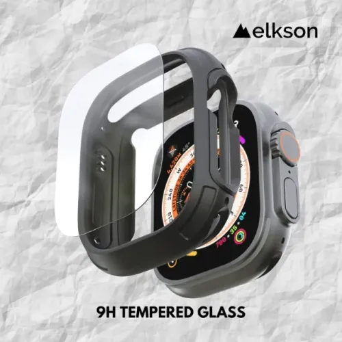 Capa Case Apple Watch Ultra 3/2/1 49mm Protetor Tela Vidro Marca lkson Lacrado