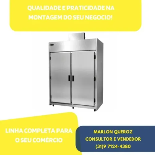 Geladeira Mini Câmara para Carnes 2 Portas Polar