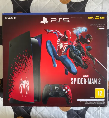 PS5 Edição Limitada Marvel Spider-Man 2