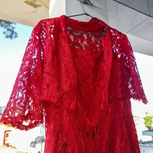 Vestido vermelho para festa