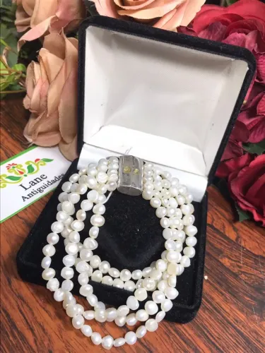 Pulseira de Pérolas 5 Fios