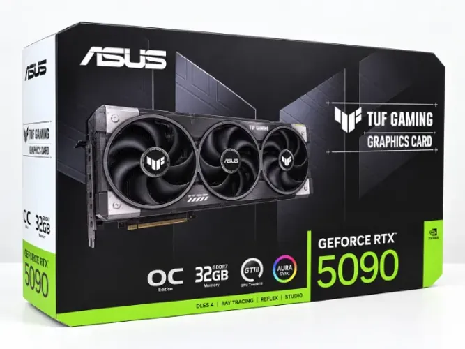 Placa de Vídeo ASUS TUF Gaming OC GTIII 32GB GeForce RTX5090 GDDR7 - TUF-RTX5090-O32G-GAMI
