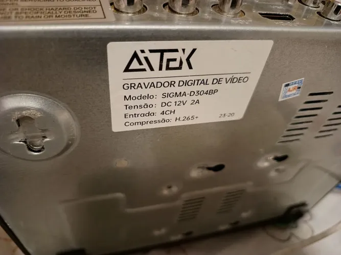 Gravador vídeo, camara monitoramento
