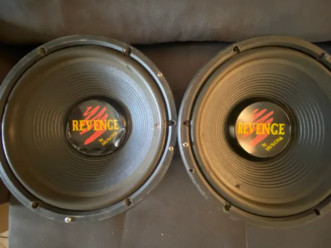 2 Subwoofer 10" Bravox Revenge 250w 125wrms 4ohms 