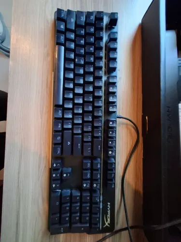 Teclado mecanico hyperx mars rgb blue switch