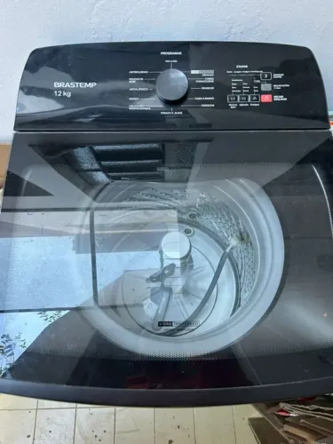 MÁQUINA DE LAVAR BRASTEMP 12KG TITANIUM BWK12A9