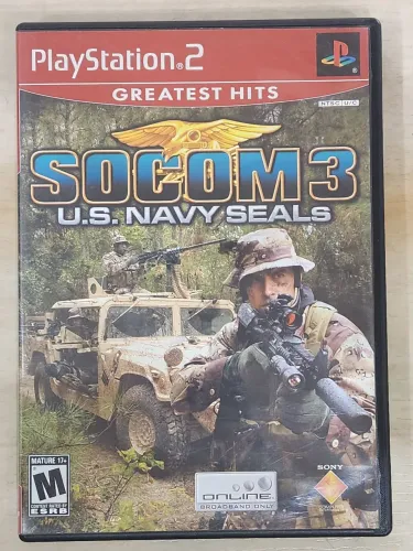 Jogo original de play 2 Socom 3 u.s navy seals 