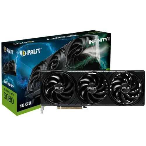 Placa de Vídeo Palit Infinity 3 16GB GeForce RTX5080 GDDR7 (NOVA)