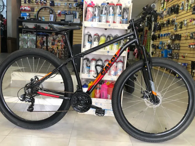 Bicicleta Caloi Vulcan MTB 29 21v Câmbio Shimano 